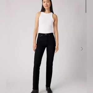 Levi’s black wedgie jean